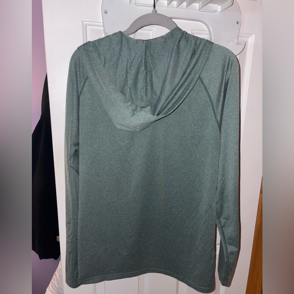 Born Primitive Lightweight Sage Green Hooded Pullover - Picture 3 of 3